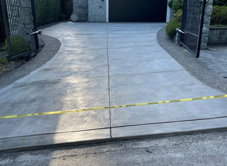 Concrete driveway image
